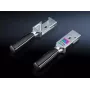 Türgriff Rittal SM 2415.500 — Schwarz/Silber, kompatibel mit TS- und SE-Gehäusen, 2er-Pack