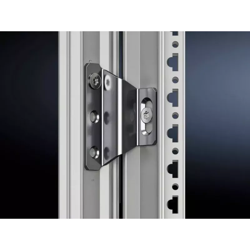 Rittal Verbindungsstück 5301.312 für VX IT- und TS IT-Racks, Edelstahl, 1 Stück