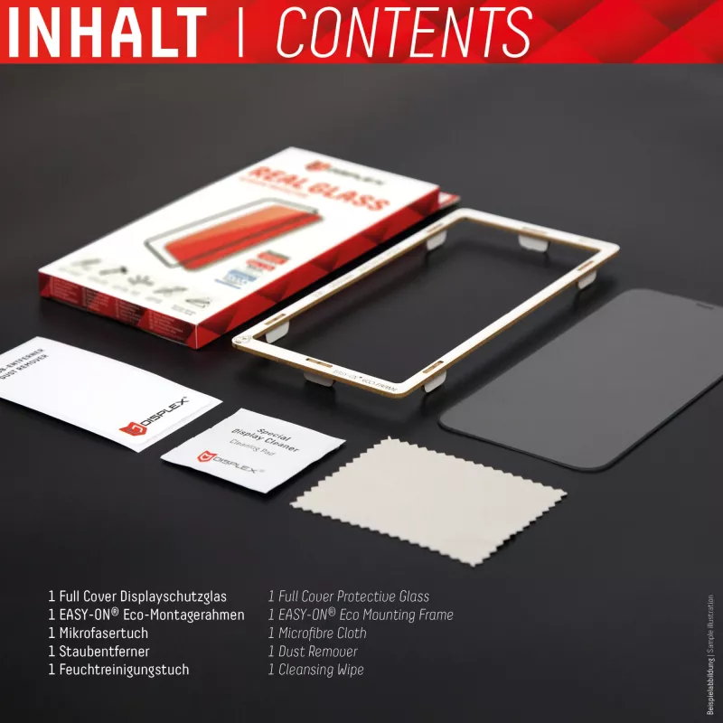 Displex Full Cover Bildschirmschutzglas Apple iPhone 13 mini Gehärtetes Glas