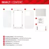Displex Displayschutzfolie + Hülle für Samsung Galaxy A54 5G gehärtetes Glas