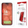 Displex Displayschutzfolie + Hülle für Apple iPhone 16 Plus, Eco-Montagerahmen, kratzfest