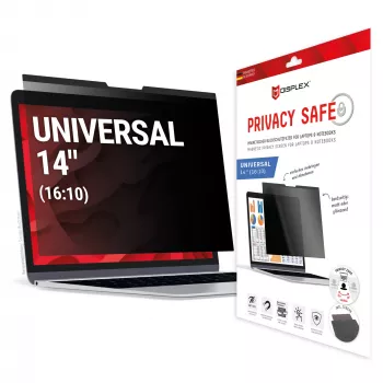 Displex PRIVACY SAFE magnetischer 2-Wege-Sichtschutzfilter für Laptop/Notebook 14'' (16:10)