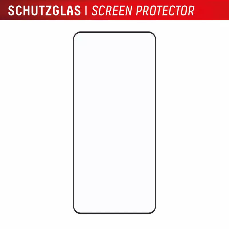 Displex Premium Displayschutzglas (Full Cover, 10H) für Xiaomi Redmi Note 13 Pro+/Note 14 Pro(+), Eco Montagerahmen, Full Cover