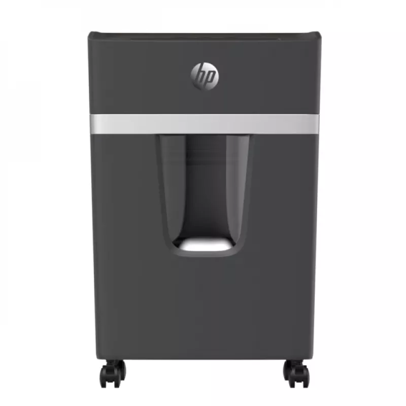 HP Pro Shredder 10MC Aktenvernichter Mikroschnitt-Schreddern 55 dB 22 cm Weiß