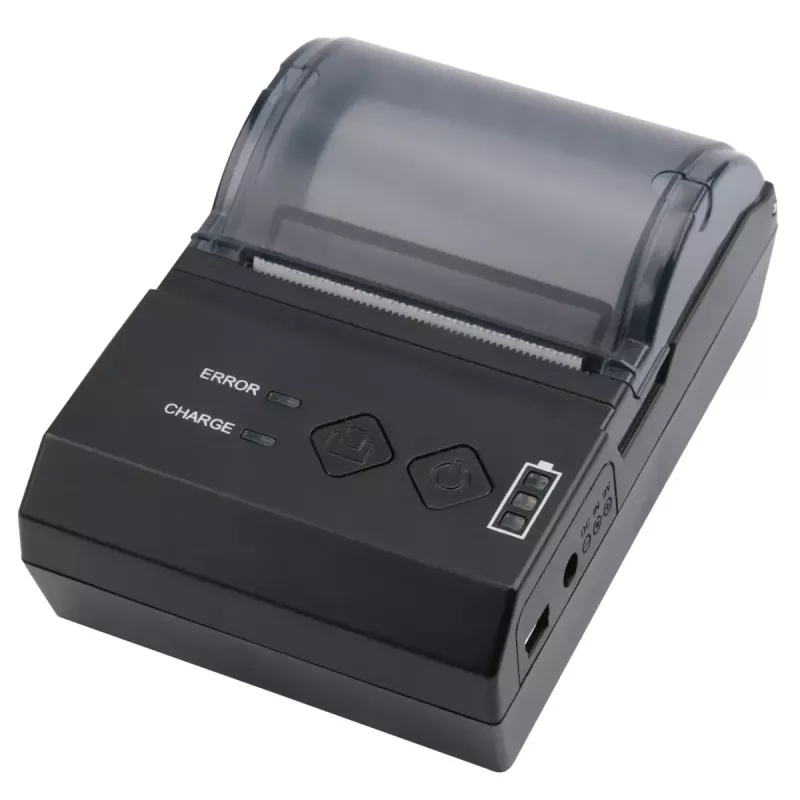 Etikettendrucker Olympia NCP 58 Schwarz — kabellos, batteriebetrieben, 200 x 200 DPI, 7,4 V LiPo, 114 × 80 × 50 mm