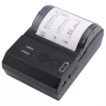 Etikettendrucker Olympia NCP 58 Schwarz — kabellos, batteriebetrieben, 200 x 200 DPI, 7,4 V LiPo, 114 × 80 × 50 mm