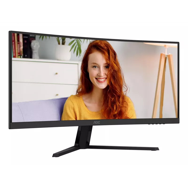 AOC B3 CU34B3E Computer-Monitor 86,4 cm (34 Zoll) 3440 x 1440 Pixel Wide Quad HD LED Schwarz