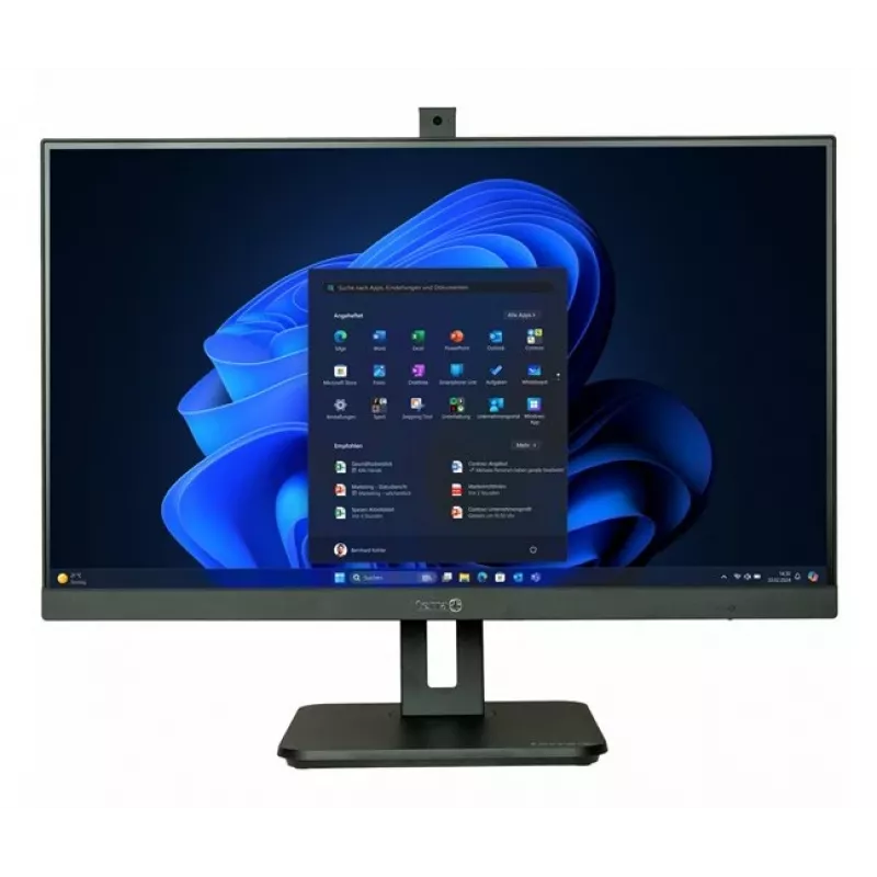 TERRA 1000035 All-in-One PC/Workstation Intel® Core™ i5 i5-14500 68,6 cm (27 Zoll) 1920 x 1080 Pixel 16 GB DDR5-SDRAM 1 TB SSD Windows 11 Pro Wi-Fi 6 (802.11ax) Schwarz