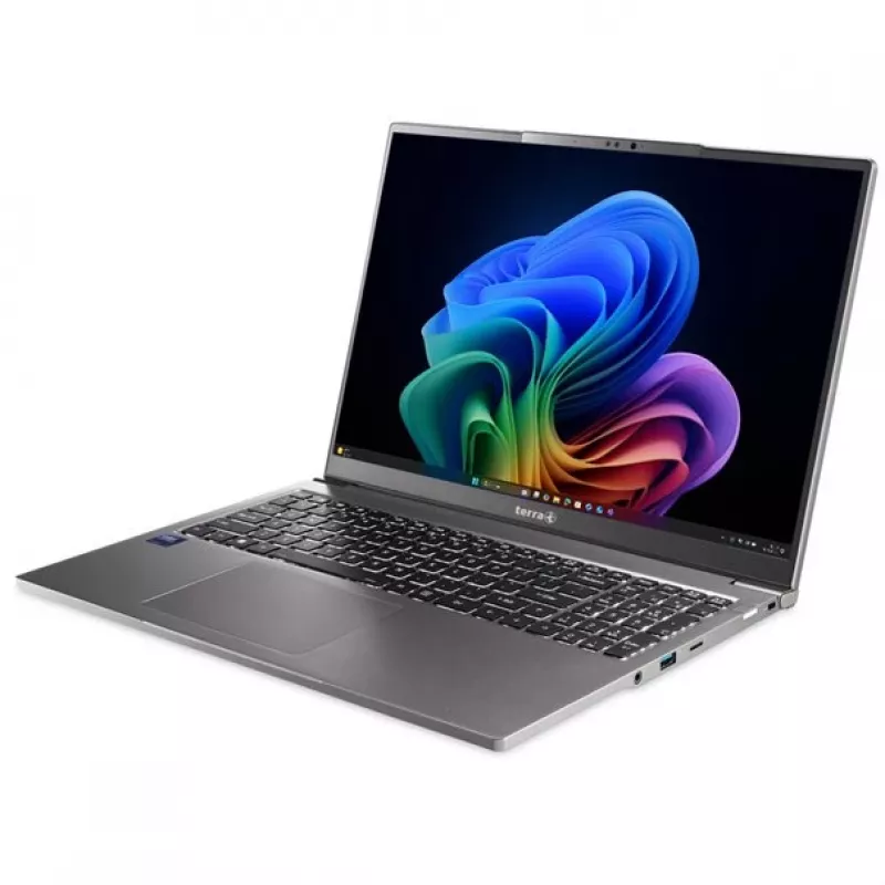 TERRA Mobile 1671L Copilot+ PC Intel Core Ultra 5 228V Laptop 40,6 cm (16 Zoll) WQXGA 32 GB DDR5-SDRAM 1 TB SSD Wi-Fi 7 (802.11be) Windows 11 Pro German Grau