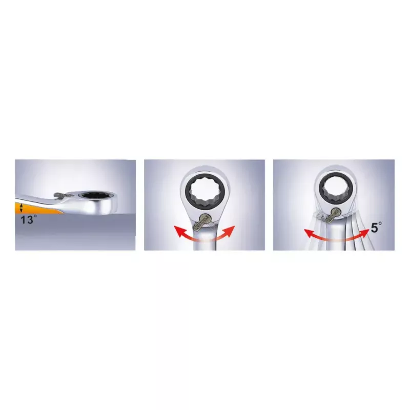 Kombinationsschlüssel KS Tools 503.5914 14 mm Chrom-Vanadium-Stahl