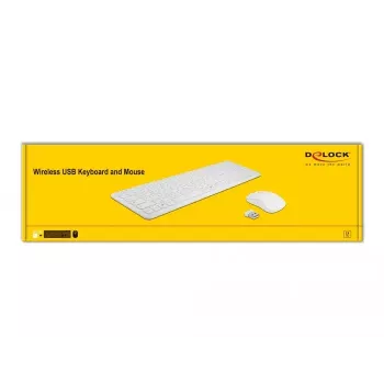 Tastatur-Maus-Set Universal RF Wireless DeLOCK 12703