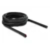 DELOCK Kabelschutzschlauch selbstschließend doppellagig 5 m x 19 mm schwarz
