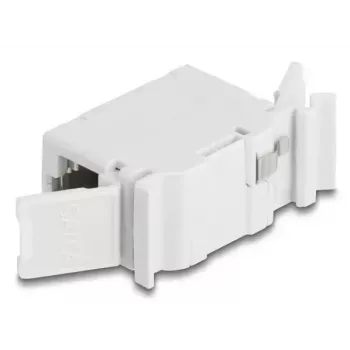 DeLOCK 90768 Keystone-Modul Flach Grau RJ-45