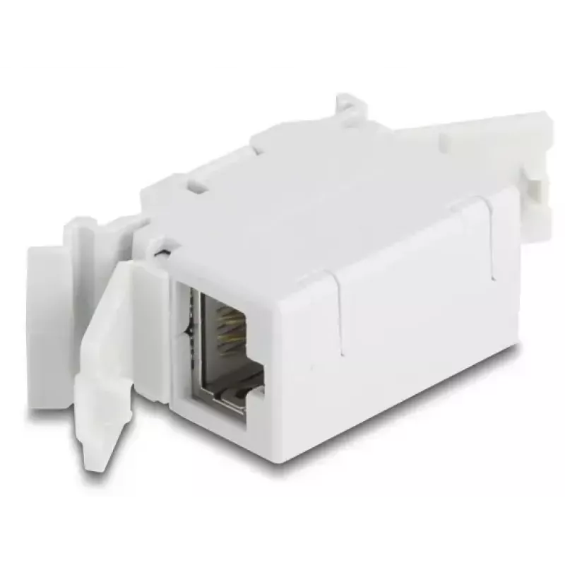 DeLOCK 90768 Keystone-Modul Flach Grau RJ-45