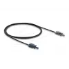 DELOCK Glasfaseradapter 90998 Multimode-POF-Kabel 100 cm schwarz/grau
