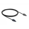 Glasfaserkabel DELOCK 91022 Multimode POF 3 m, schwarz/grau