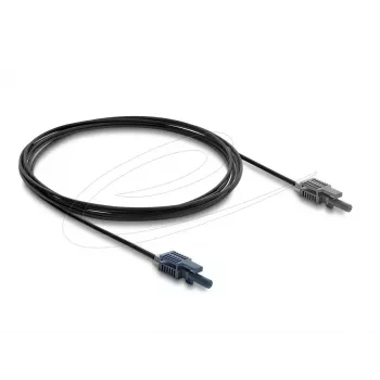 Glasfaserkabel DELOCK 91022 Multimode POF 3 m, schwarz/grau