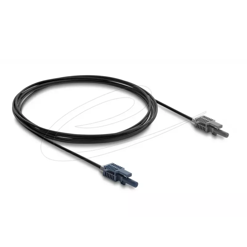 Glasfaserkabel DELOCK 91022 Multimode POF 3 m, schwarz/grau
