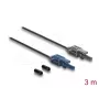 Glasfaserkabel DELOCK 91022 Multimode POF 3 m, schwarz/grau