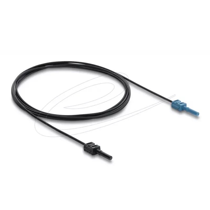 Glasfaser-Adapterkabel DELOCK 91024 Multimode 2 m, Schwarz/Blau, 1 Stk.