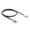 Glasfaser-Adapterkabel DELOCK 91027 Multimode 100 cm schwarz/grau, 1 Stk.