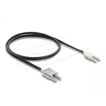 Glasfaser-Adapterkabel DELOCK 91027 Multimode 100 cm schwarz/grau, 1 Stk.