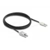 Fibre optic adapter Kabel DELOCK 91028 multi-mode, 2 m, Schwarz/Grau