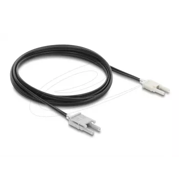 Fibre optic adapter Kabel DELOCK 91028 multi-mode, 2 m, Schwarz/Grau