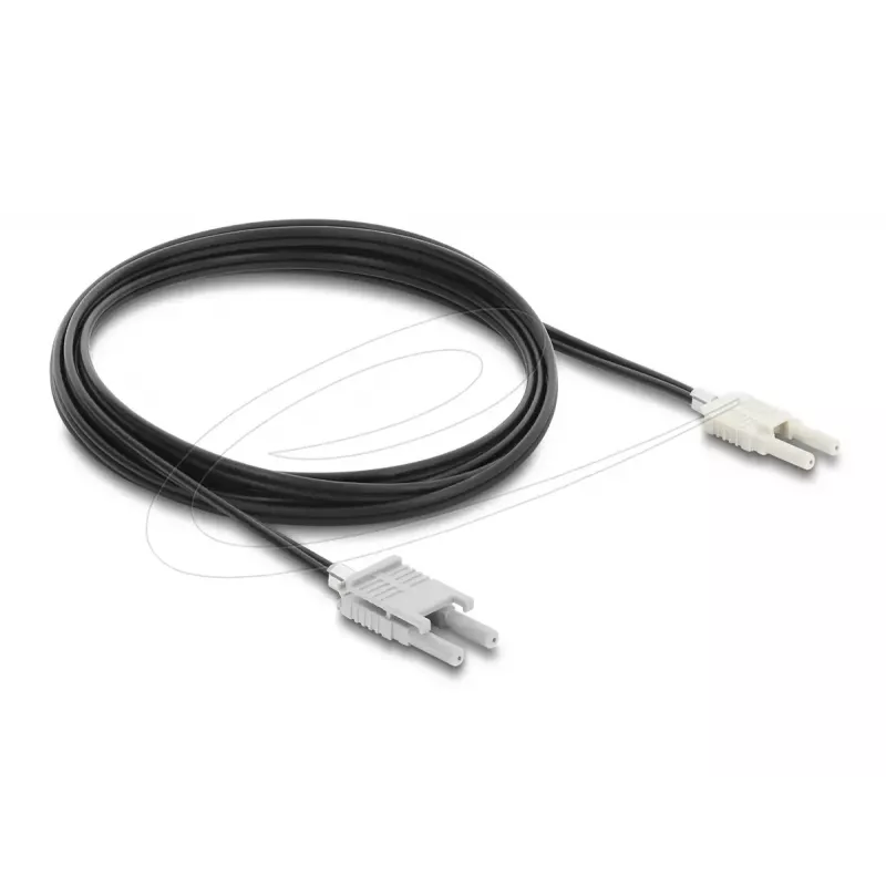 Fibre optic adapter Kabel DELOCK 91028 multi-mode, 2 m, Schwarz/Grau