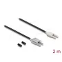Fibre optic adapter Kabel DELOCK 91028 multi-mode, 2 m, Schwarz/Grau