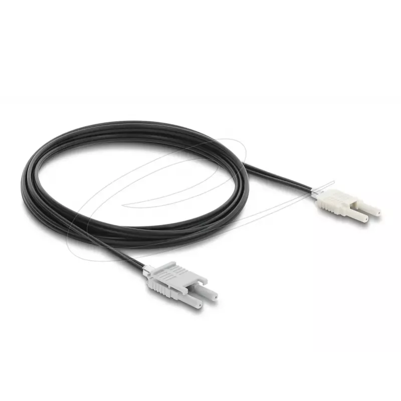 Glasfaser-Adapterkabel DELOCK 91030, Multimode-POF, 3 m, schwarz/grau