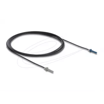 Glasfaser-Adapterkabel DELOCK 91035 Multimode 3 m, Schwarz/Grau/Blau, 1 Stück