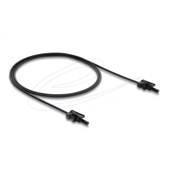Glasfaseradapter DELOCK 91036 Multimode, schwarz, 100 cm Kabel, 1 St.