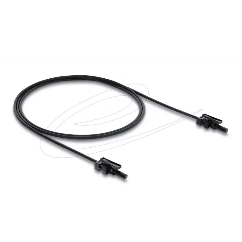 Glasfaseradapter DELOCK 91036 Multimode, schwarz, 100 cm Kabel, 1 St.