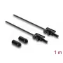 Glasfaseradapter DELOCK 91036 Multimode, schwarz, 100 cm Kabel, 1 St.
