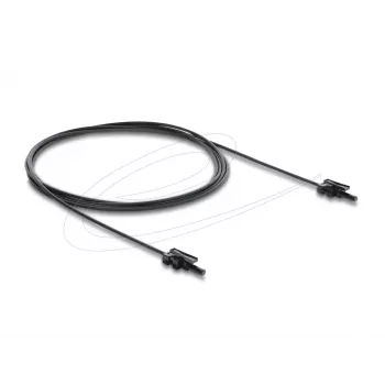 DELOCK Kunststoff-POF-Glasfaserkabel HFBR 4532‑4532Z Simplex ST‑auf‑ST 2m