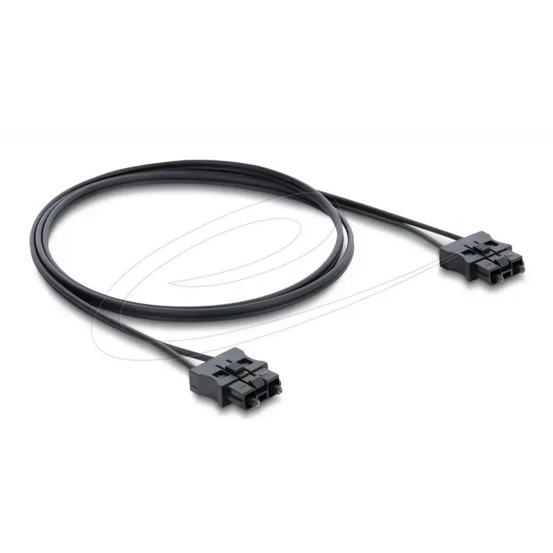 Glasfaser-Patchkabel DELOCK 91045 POF Kunststoff ST zu ST 1 m schwarz