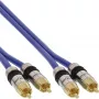 InLine Premium RCA Audiokabel 2x RCA Stecker / Stecker vergoldet 5m