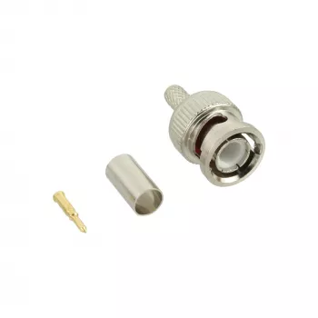 InLine BNC-Crimpstecker für RG59-Videokabel, Bronze, 7 g, 70 mm, 123 mm, 15 mm, 9 g