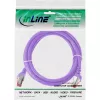 InLine Patchkabel S/FTP PiMF Cat.6 250MHz PVC Kupfer violett 3m