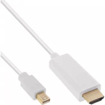 InLine Mini DisplayPort auf HDMI 4K2K mit Audio Konverterkabel 4K2K 5m