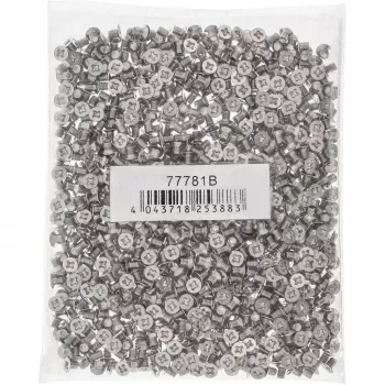InLine Screw for 3.5 inch HDD/SSD, 3mm, flach head, silver 1000pcs. pack