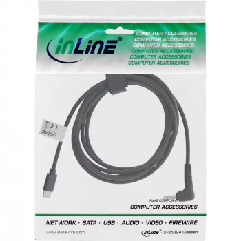 InLine USB-C zu BenQ/ASUS Notebook (rund/klein) Ladekabel, 2m