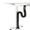 InLine Kabelkanal flexibel für höhenverstellbare Tische, 4 Kammern, schwarz