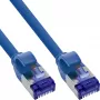 Netzwerkkabel InLine® Patchkabel schlank 74914B RJ45 Cat.6A 1,5 m Blau