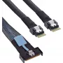 InLine 27663B Serial Attached SCSI (SAS)-Kabel 0,75 m 32 Gbit/s