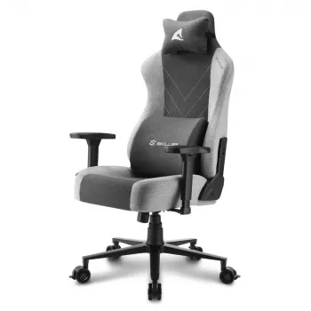 Gaming-Stuhl Sharkoon SKILLER SGS30 Stoffbezug Schwarz Grau
