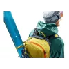 Lawinenrucksack DEUTER Alproof Lite 22 – 22 L, kurkuma/schwarz, leicht, zuverlässig