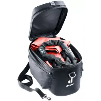 Fahrradgepäckträgertasche DEUTER Rack Bag 10 — Heckmontage, 10 L, Stoff, 180×310×220 mm, Schwarz