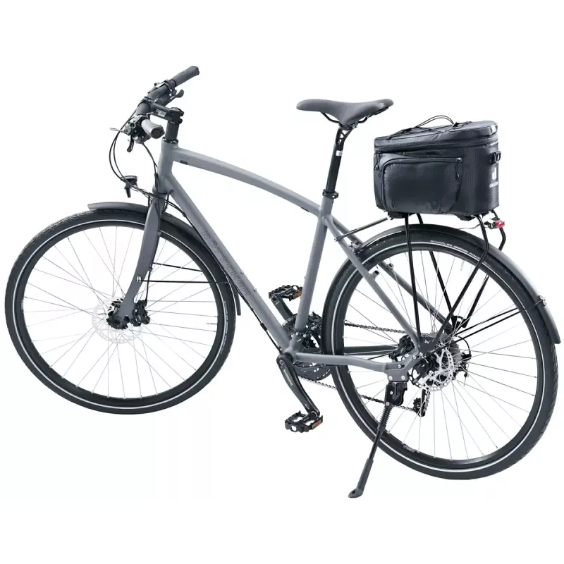 Fahrradgepäckträgertasche DEUTER Rack Bag 10 — Heckmontage, 10 L, Stoff, 180×310×220 mm, Schwarz